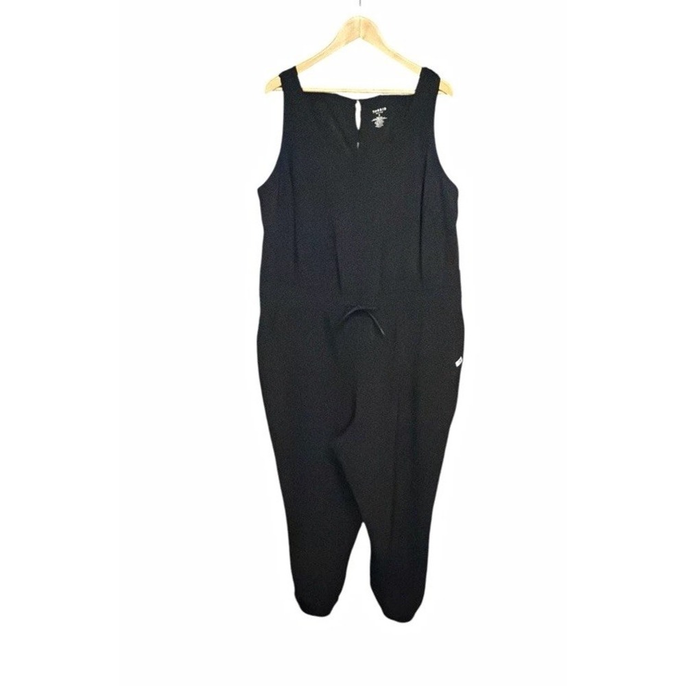 Torrid Black Activewear Jumpsuit Sz 2X Sleeveless Lounge Athleisure Comfort NEW